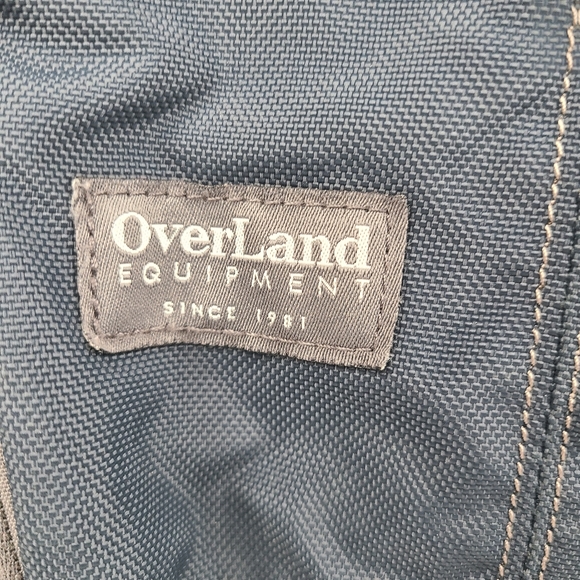 Overland Equipment blue and gray multi-compartment multi-purpose backpack - Picture 8 of 16